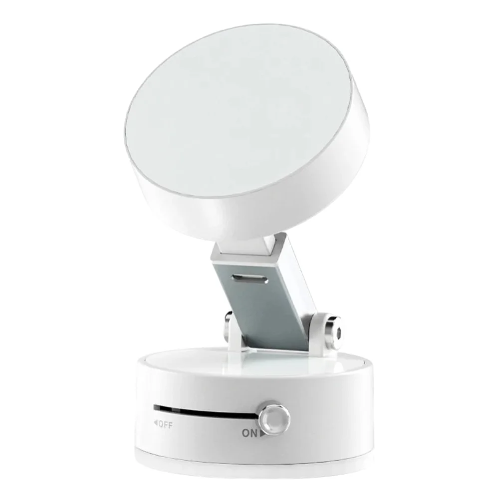 Magnetic Phone Holder Foldable Retractable Smooth Surfaces Vacuum Suction Desk